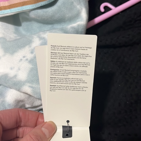 Rip Curl oversized tie dyed sweat shirt - Picture 14 of 15